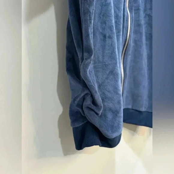 Ruby & Lace Blue Maternity Zip Up Hoodie - Sizes M & XL - Picture 5 of 10